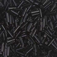 Miyuki Bugles 6mm kralen - Black BGL2-401